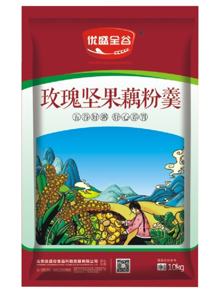 玫瑰坚果藕粉羹